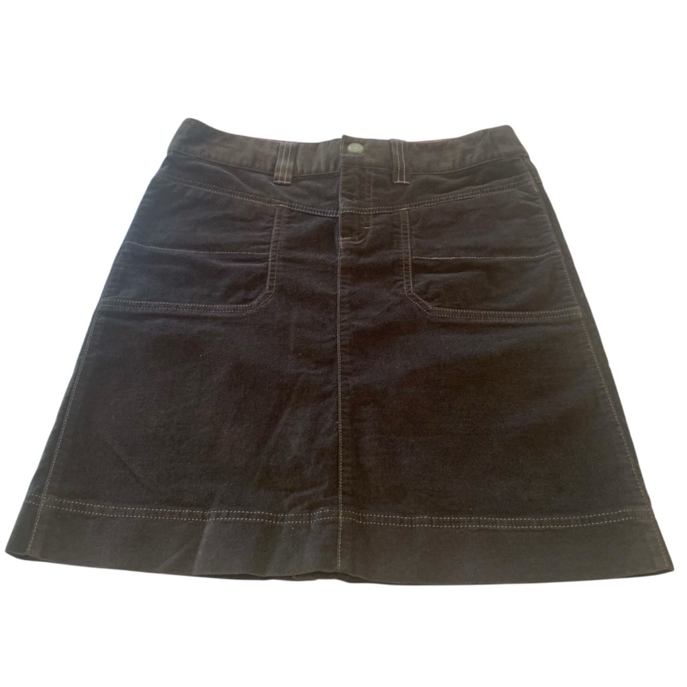 Athleta Women’s Olive Green Velveteen Pencil Skirt Size 6